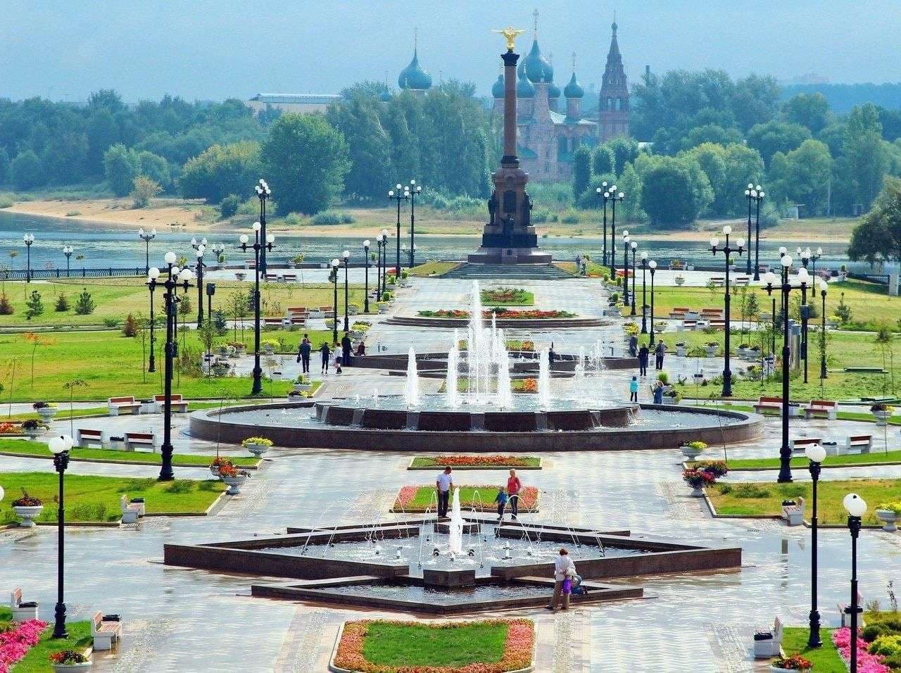 Парк Стрелка — точка маршрута «Ярославль – город с тысячелетней историей»
