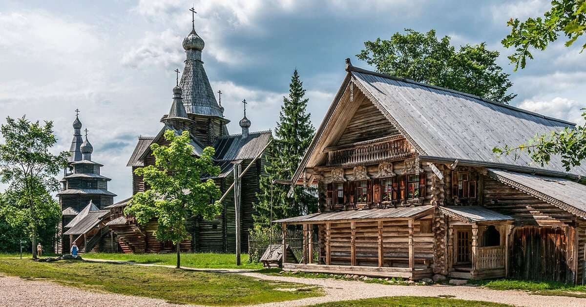 Витославлицы, музей деревянного зодчества на Юрьевском шоссе — точка маршрута «Господин Великий Новгород»