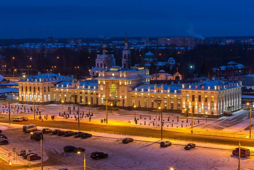 Рыбинский вокзал — точка маршрута «Рыбинск купеческий»