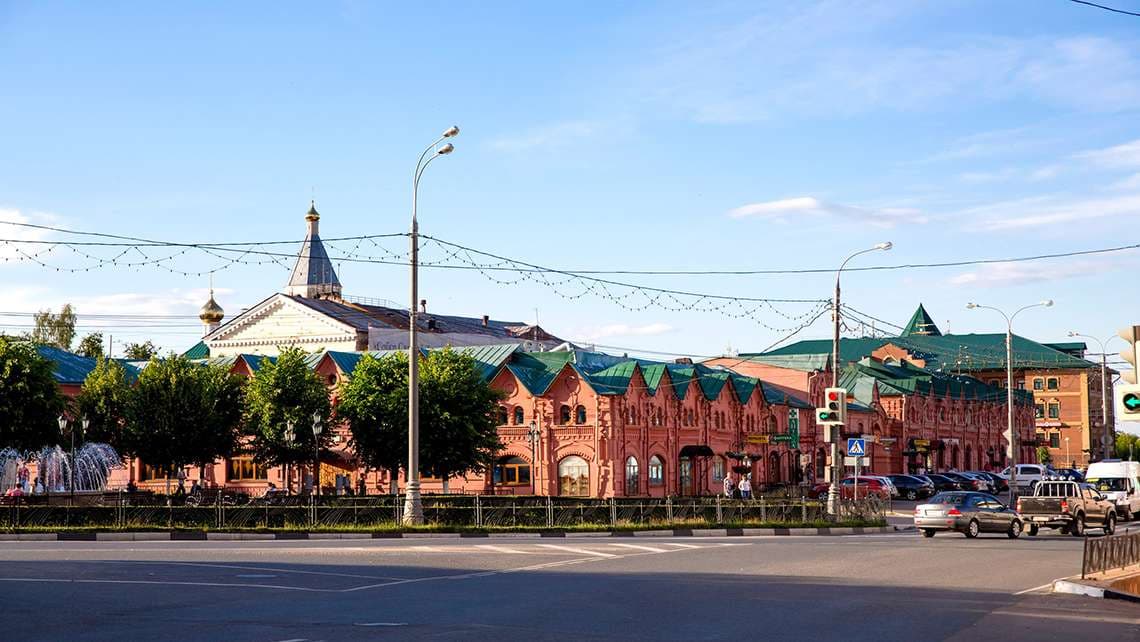 Торговые ряды — точка маршрута «Прогулка по Клину»